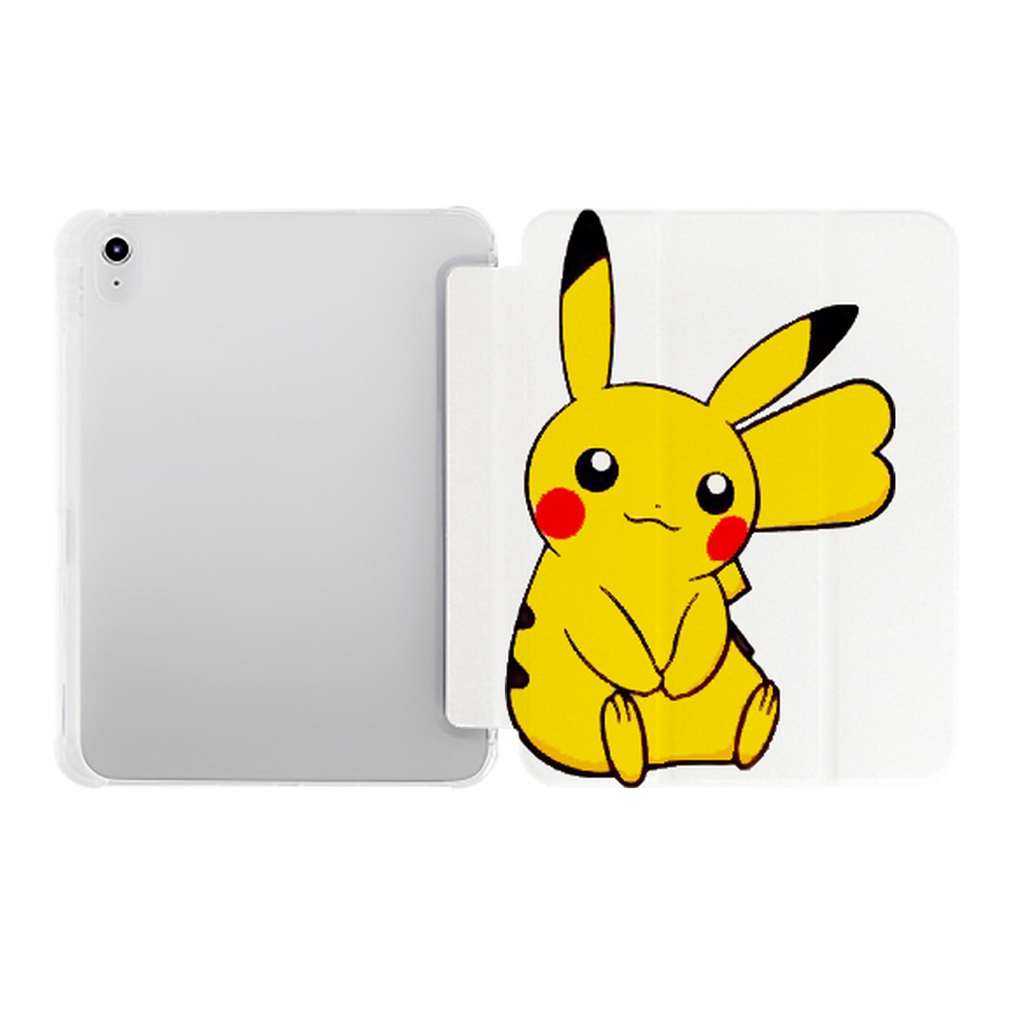 （画像用） ポケットモンスター Pokémon IPad ケース ペン収納付き 三つ折りスタンド PUレザー×シリコン 対応機種9.5/10.5/10.9インチ